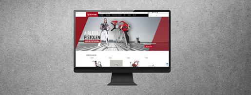 Wij zijn live! - de TITANshop voor spraying professionals 